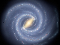 One of NASA's pictures of the Blue Symphony Galaxy