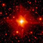 The red square nebula shaped like a square or a octahedron vewed end on
